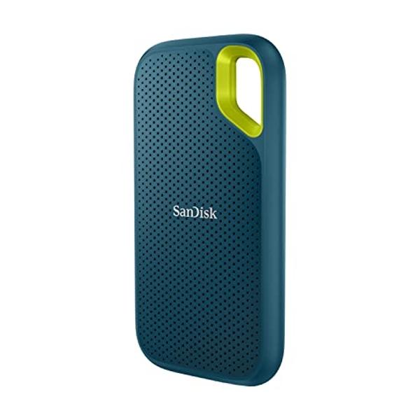 SanDisk 2TB Extreme Portable SSD - Up to 1050MB/s, USB-C, USB 3.2 Gen 2, IP65 Water and dust Resistance, Updated Firmware, Monterey - External Solid State Drive - SDSSDE61-2T00-G25