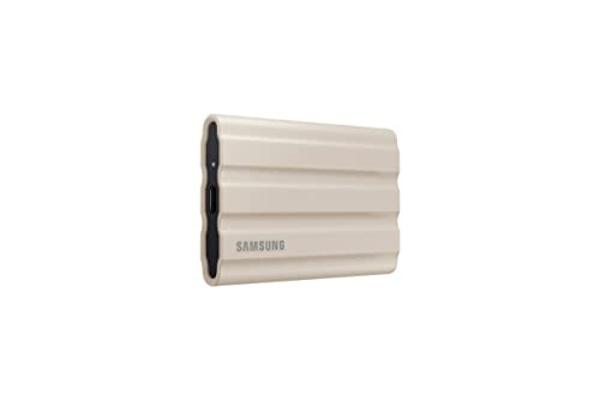 SAMSUNG T7 Shield 2TB, Portable SSD, up to 1050MB/s, USB 3.2 Gen2, Rugged, IP65 Rated, for Photographers, Content Creators and Gaming, External Solid State Drive ‎(MU-PE2T0K/AM, 20