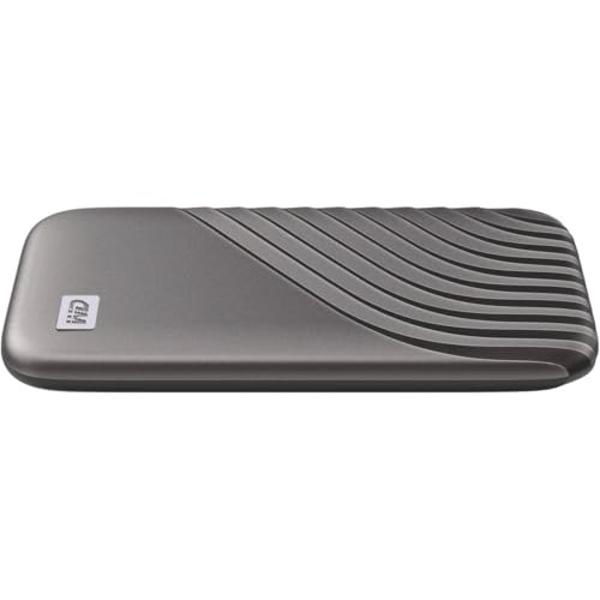 Western Digital 4TB My Passport SSD External Portable Solid State Drive, Grey, Up to 1,050 MB/s, USB 3.2 Gen-2 and USB-C Compatible (USB-A for older systems) – WDBAGF0040BGY-WESN