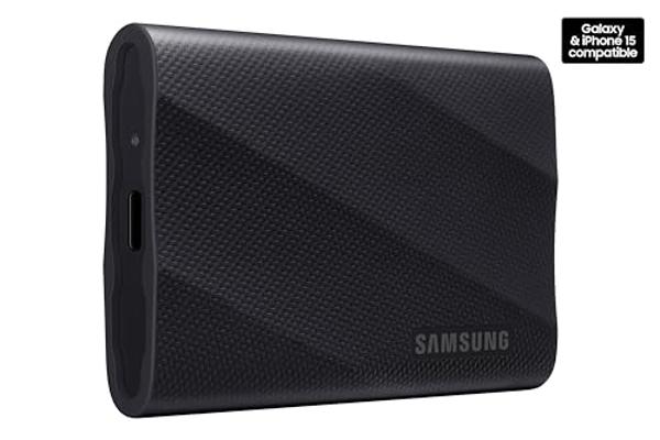 SAMSUNG T9 Portable SSD 1TB, USB 3.2 Gen 2x2 External Solid State Drive, Seq. Read Speeds Up to 2,000MB/s for Gaming, Students and Professionals, MU-PG1T0B/AM, Black
