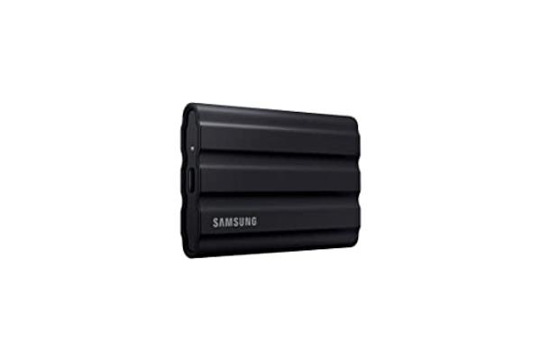 SAMSUNG T7 Shield 1TB, up to 1050MB/s, USB 3.2 Gen2, Rugged, IP65 Rated, for Photographers, Content Creators and Gaming, Portable External Solid State Drive (MU-PE1T0S/AM, 2022), B