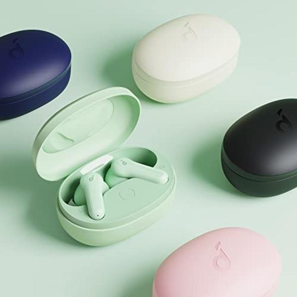 Soundcore by Anker Life P2 Mini True Wireless Earbuds, Bluetooth 5.2, 10mm Drivers for Big Bass, Custom EQ, 32H Playtime, Fast Charging, Comfortable, Tiny Size for Daily Use, Commu