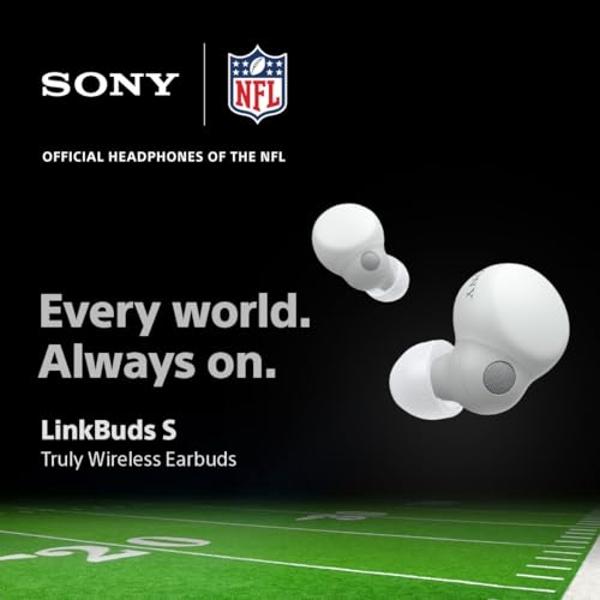Sony LinkBuds S Truly Wireless Noise Canceling Earbud Headphones with Alexa Built-in, Bluetooth Ear Buds Compatible with iPhone and Android, Black