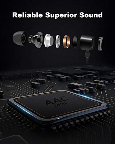 NANAMI Bluetooth Headphones Wireless Earbuds - Sports Magnetic Neckband Wireless Headsets, HiFi Stereo Deep Bass Updated Bluetooth 5.3 Earphones IPX7 Waterproof with Mic for Gym Ru