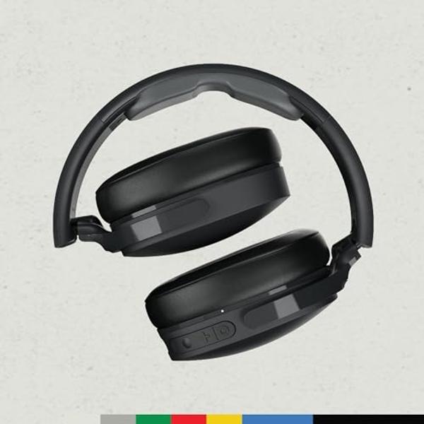 Skullcandy Hesh ANC Wireless Over-Ear Bluetooth Headphones with Charging Cable, Active Noise Cancelling, Up to 22 Hrs Battery, Foldable Lightweight Design, Microphone for iPhone An