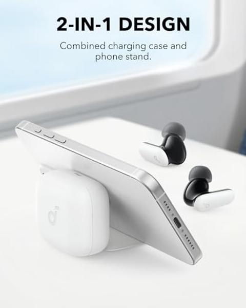 Soundcore P30i by Anker Noise Cancelling Earbuds, Strong and Smart Noise Cancelling, Powerful Bass, 45H Playtime, 2-in-1 Case and Phone Stand, IP54, Wireless Earbuds, Bluetooth 5.4