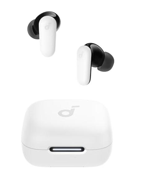 Soundcore P30i by Anker Noise Cancelling Earbuds, Strong and Smart Noise Cancelling, Powerful Bass, 45H Playtime, 2-in-1 Case and Phone Stand, IP54, Wireless Earbuds, Bluetooth 5.4