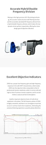 TRUTHEAR x Crinacle Zero Dual Dynamic Drivers HiFi Wired Earbuds in-Ear Headphone Gaming Earbuds