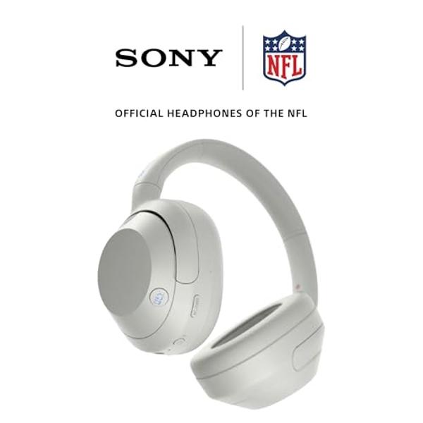 Sony ULT WEAR Over-Ear Noise Cancelling Bluetooth Headphones with Alexa Built-in, Comfortable Design, 30-Hour Battery, Massive Bass, Off White