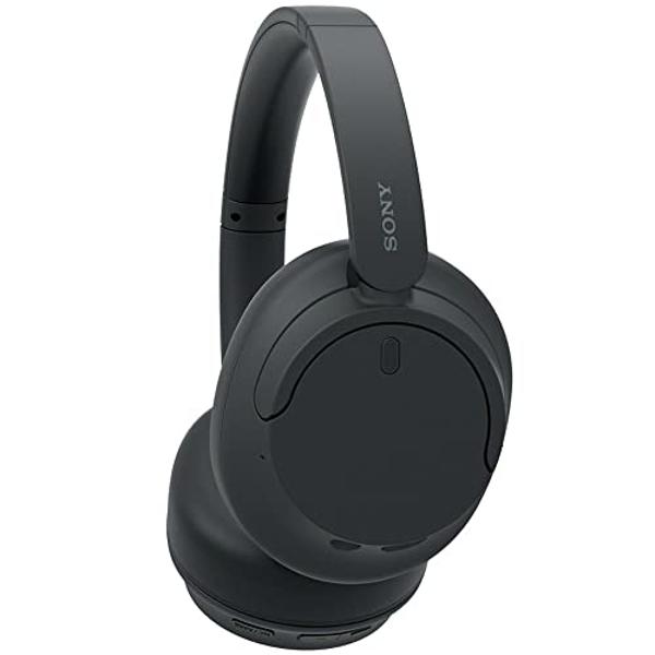 Sony WH-CH720N Noise Canceling Wireless Headphones Bluetooth Over The Ear Headset with Microphone and Alexa Built-in, Black Bundle with Deco Gear Case, Pro Audio Stand, Microfiber 