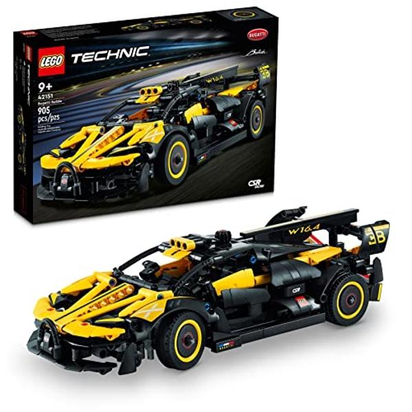 LEGO Technic Bugatti Bolide Racing Car Building Set - Model and Race Engineering Toy for Back to School, Collectible Sports Car Construction Kit for Boys, Girls, and Teen Builders 