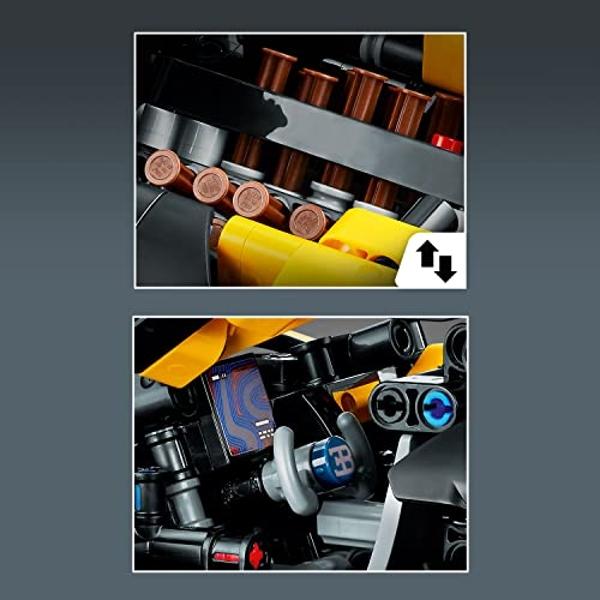 LEGO Technic Bugatti Bolide Racing Car Building Set - Model and Race Engineering Toy for Back to School, Collectible Sports Car Construction Kit for Boys, Girls, and Teen Builders 