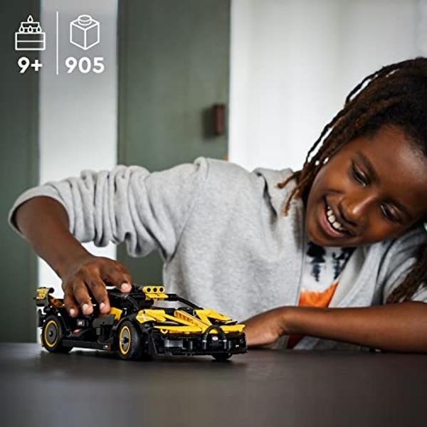 LEGO Technic Bugatti Bolide Racing Car Building Set - Model and Race Engineering Toy for Back to School, Collectible Sports Car Construction Kit for Boys, Girls, and Teen Builders 