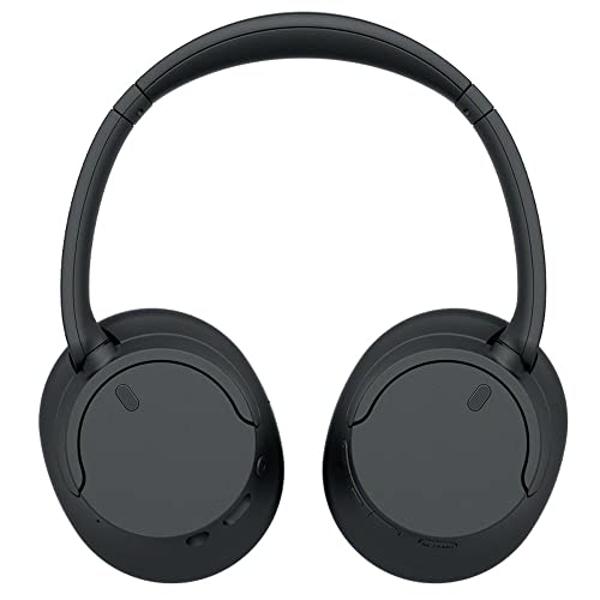 Sony WH-CH720N Noise Canceling Wireless Headphones Bluetooth Over The Ear Headset with Microphone and Alexa Built-in, Black Bundle with Deco Gear Case, Pro Audio Stand, Microfiber 