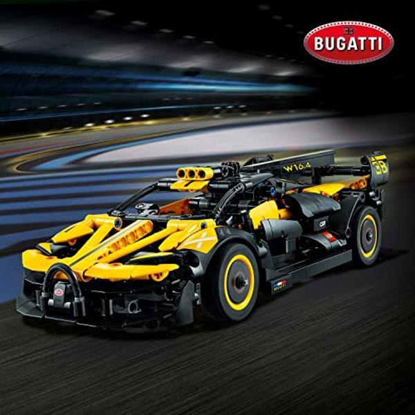 LEGO Technic Bugatti Bolide Racing Car Building Set - Model and Race Engineering Toy for Back to School, Collectible Sports Car Construction Kit for Boys, Girls, and Teen Builders 