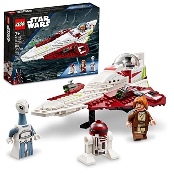 LEGO Star Wars: The Clone Wars Yoda’s Jedi Starfighter 75360 Star Wars Collectible for Kids Featuring Master Yoda Figure with Lightsaber Toy, Birthday Gift for 8 Year Olds or any F