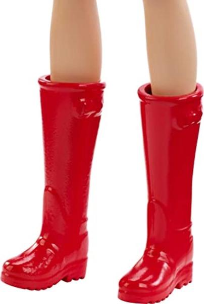 Barbie Careers Playset, Chicken Farmer Set with Fashion Doll with Red Hair & Boots, Henhouse, Chickens & Accessories (Amazon Exclusive)