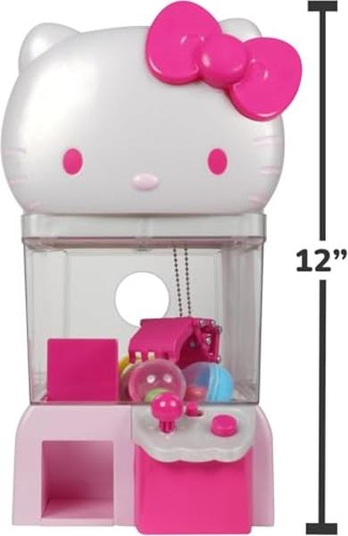 Hello Kitty and Friends, 12” Claw Machine with 8 Collectible Mini Figures - Officially Licensed Sanrio Product from Jazwares (Amazon Exclusive)