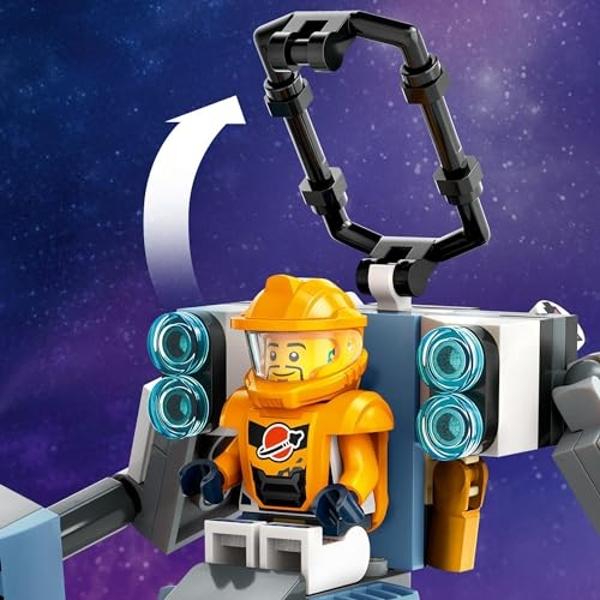 LEGO City Space Construction Mech Suit Building Set, Fun Space Toy for Kids Ages 6 and Up, Space Gift Idea for Boys and Girls Who Love Imaginative Play, Includes Pilot Minifigure a