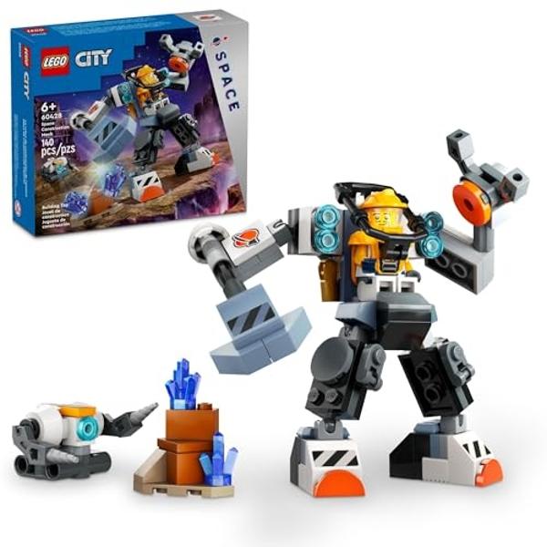 LEGO City Space Construction Mech Suit Building Set, Fun Space Toy for Kids Ages 6 and Up, Space Gift Idea for Boys and Girls Who Love Imaginative Play, Includes Pilot Minifigure a