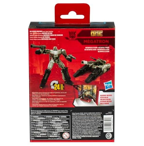 Transformers Toys Studio Series Deluxe One 114 Megatron, 4.5-inch Converting Action Figure, 8+