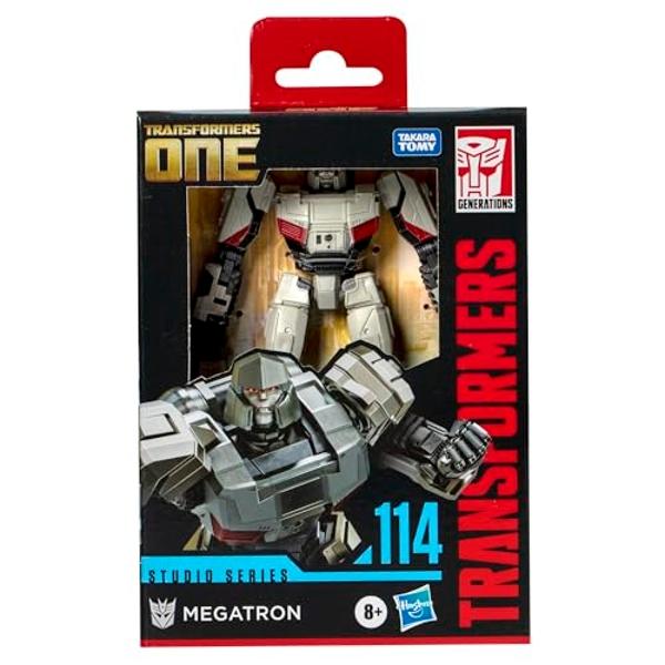 Transformers Toys Studio Series Deluxe One 114 Megatron, 4.5-inch Converting Action Figure, 8+