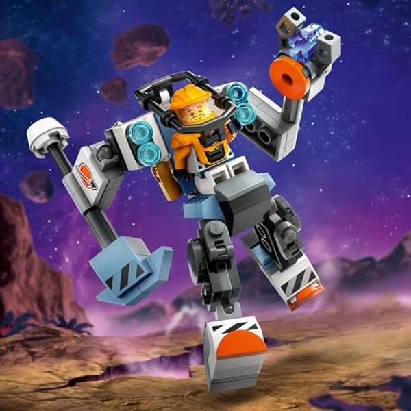 LEGO City Space Construction Mech Suit Building Set, Fun Space Toy for Kids Ages 6 and Up, Space Gift Idea for Boys and Girls Who Love Imaginative Play, Includes Pilot Minifigure a