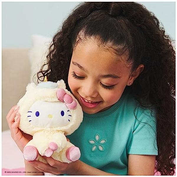GUND Sanrio Hello Kitty Unicorn Plush Toy, Premium Stuffed Animal for Ages 1 and Up, Yellow, 6”