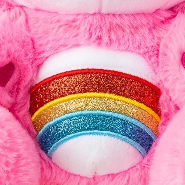 Care Bears Hello Kitty Loves Cheer Bear 10" Collectible Plush 2-Pack - Soft, Huggable Material!