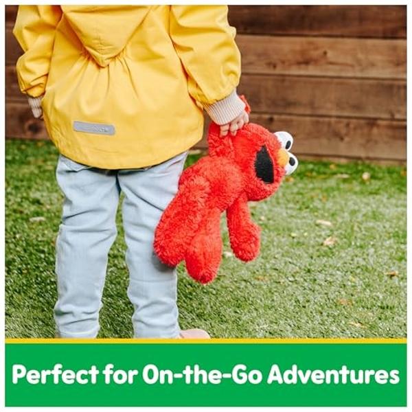 GUND Sesame Street Official Elmo Take Along Buddy Plush, Premium Plush Toy for Ages 1 & Up, Red, 13”