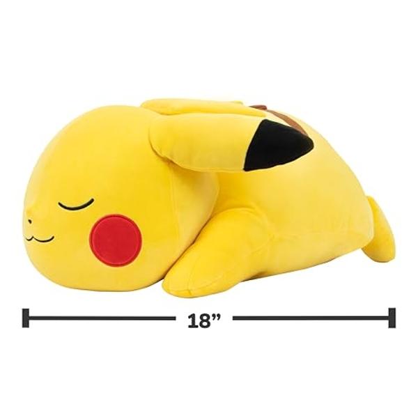Pokemon Pikachu Sleeping Plush - 18-Inch Premium Plush in Sleeping Pose