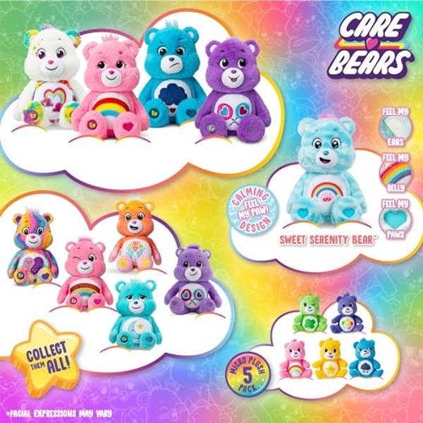 Care Bears 14” Grumpy Bear - Blue Plushie for Ages 4+ – Perfect Stuffed Animal Holiday, Birthday Gift, Super Soft and Cuddly – Good For Girls and Boys, Employees, Collectors