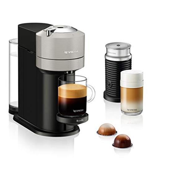 Nespresso Vertuo Pop+ Deluxe Coffee and Espresso Machine by De'Longhi, 120 Volts, Silver