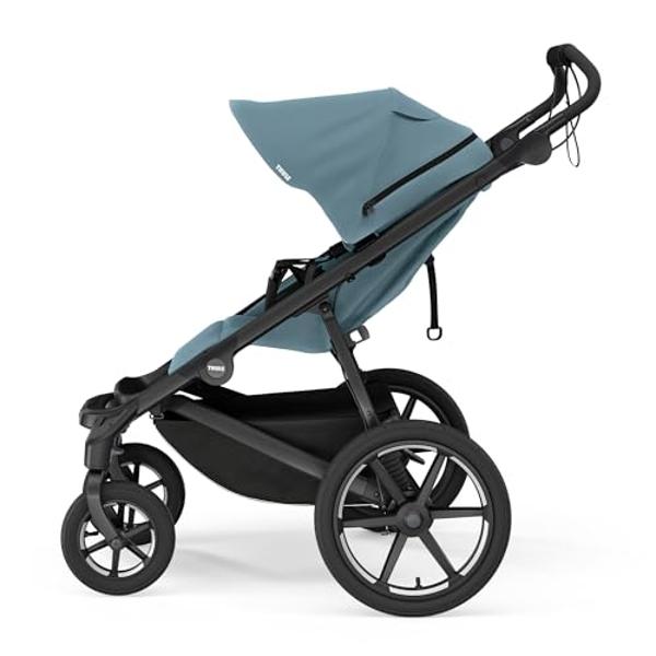 Delta Children LX Side by Side Stroller - with Recline, Storage & Compact Fold, Grey