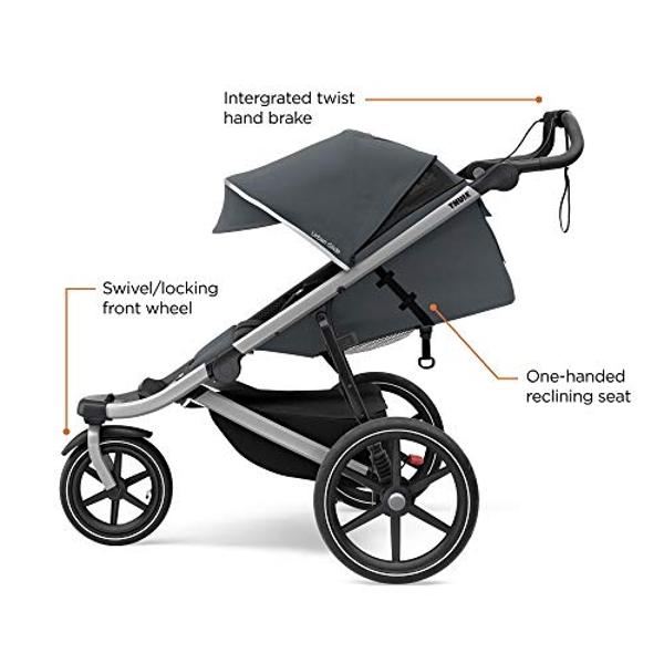Thule Urban Glide 2 All-Terrain Jogging Stroller, Dark Shadow