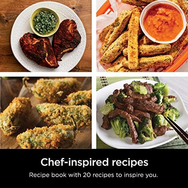 Ninja Air Fryer, Roast, Bake, Air Fry, Roast, Broil, Reheats, & Dehydrates, 4-in-1, Fries, Frozen Food, Veggies, and Juicy Meat, Less Oil, Easy Meals, Healthy Meals, Compact, 4 QT,