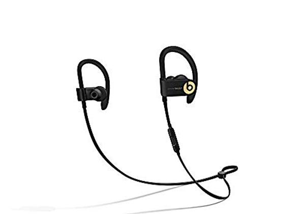 Powerbeats3 Wireless In-Ear Headphones - Trophy Gold (Black/Gold) (Renewed)