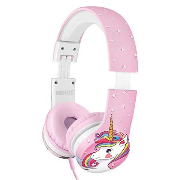 NENOS Kids Headphones for Children and Toddlers - Limited Volume Unicorn Design
