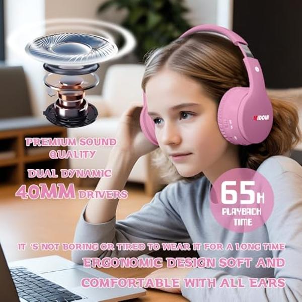 Koss KPH40 Utility On-Ear Headphones, Detachable Interchangeable Cord System, Retro Style, Ultra Lightweight Design (Stealth Black)