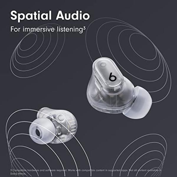 Beats Studio Buds + True Wireless Noise Cancelling Earbuds - Transparent (Renewed)