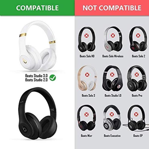 QKIIP Studio 3 Replacement Headband, Top Arch Band Compatible with Studio 3 Wireless Headphones (Model a1914) / Repair Kit Included (Black)