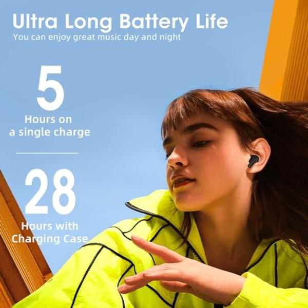 Xiaomi Redmi Buds 4 Active, Advanced Bluetooth® 5.3, 12mm Dynamic Driver, Google Fast Pair, Up to 28 Hours* Long Listening time with case