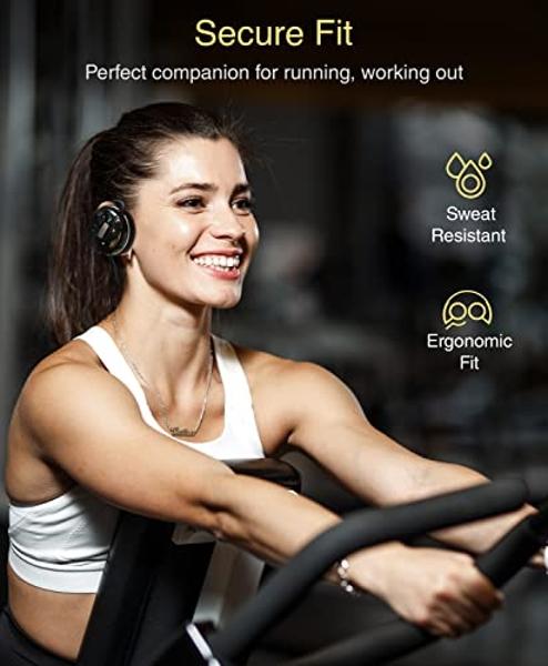 Kinivo BTH240 PRO Bluetooth Wireless Headphones (On-Ear, HiFi Stereo Music, 30 Hours Playtime, Built-in Mic, Foldable Headset, Hands-Free Calling)