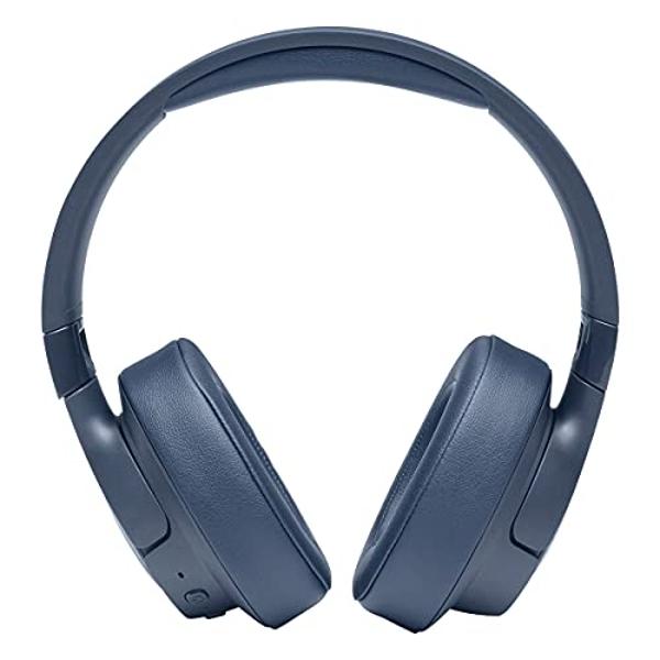 JBL Tune 760NC - Lightweight, Foldable Over-Ear Wireless Headphones with Active Noise Cancellation - Blue (Renewed)