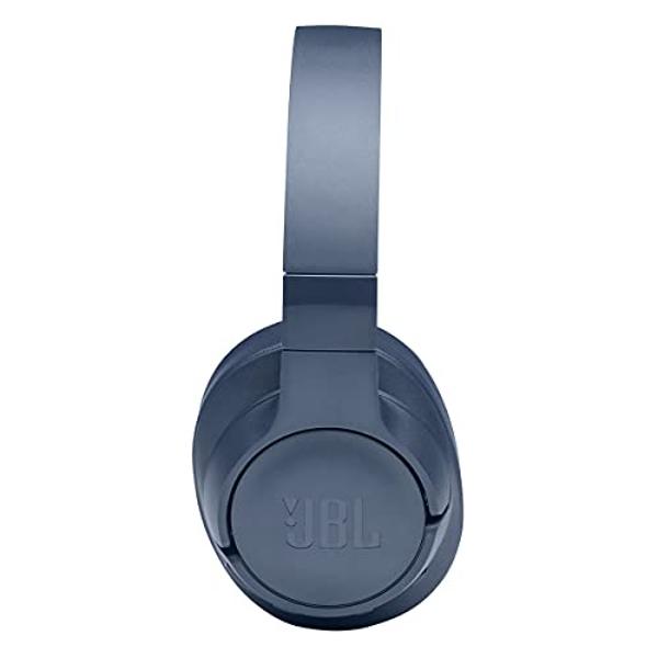 JBL Tune 760NC - Lightweight, Foldable Over-Ear Wireless Headphones with Active Noise Cancellation - Blue (Renewed)