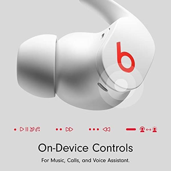 Beats Fit Pro True Wireless Bluetooth Noise Cancelling in-Ear Headphones - White (Renewed)