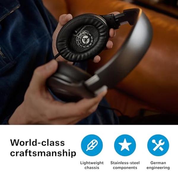 Sennheiser HD 620S - Audiophile Closed-Back Wired Headphones - Premium Stereo Sound with Speaker-Like Spatial Imaging and Optimized Surround for Immersive Listening, Black