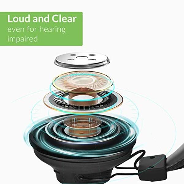 Avantree Opera - Wireless Headphones for TV Watching with Clear Dialogue, Compatible with TVs Equipped with Optical or AUX Audio Output Ports, Passthrough, Enhanced Volume & Comfor