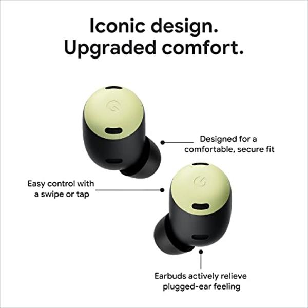 Google Pixel Buds Pro - Noise Canceling Earbuds - Up to 31 Hour Battery Life with Charging Case - Bluetooth Headphones - Compatible with Android - Fog