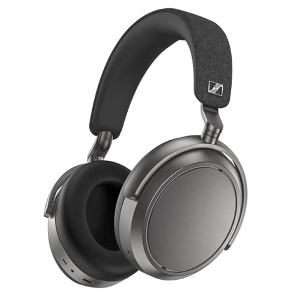 Sennheiser MOMENTUM 4 Wireless Headphones, Bluetooth for Crystal-Clear Calls w/Adaptive Noise Cancellation, 60h Battery Life, Customizable Sound & Lightweight Folding Design, Graph